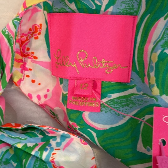 Lilly Pulitzer Nalani Short Sleeve Cotton Dress. - Picture 10 of 15